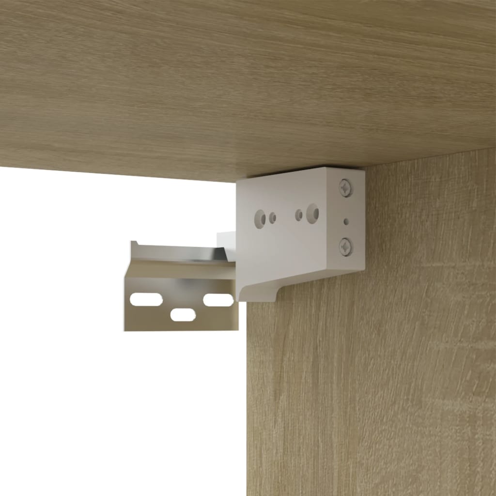 tv-skabe 4 stk. 60x30x30 cm konstrueret træ sonoma-eg