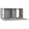 tv-skabe 4 stk. 60x30x30 cm konstrueret træ betongrå