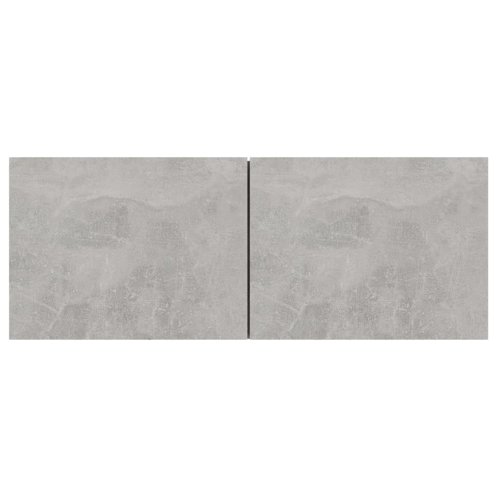 tv-skabe 4 stk. 80x30x30 cm konstrueret træ betongrå