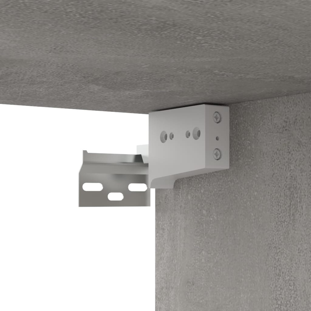 tv-skabe 4 stk. 100x30x30 cm konstrueret træ betongrå