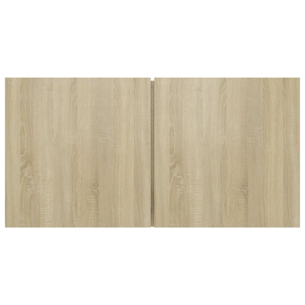 væghængte tv-skabe 2 stk. 60x30x30 cm sonoma-eg