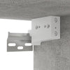 væghængt tv-skab 60x30x30 cm betongrå