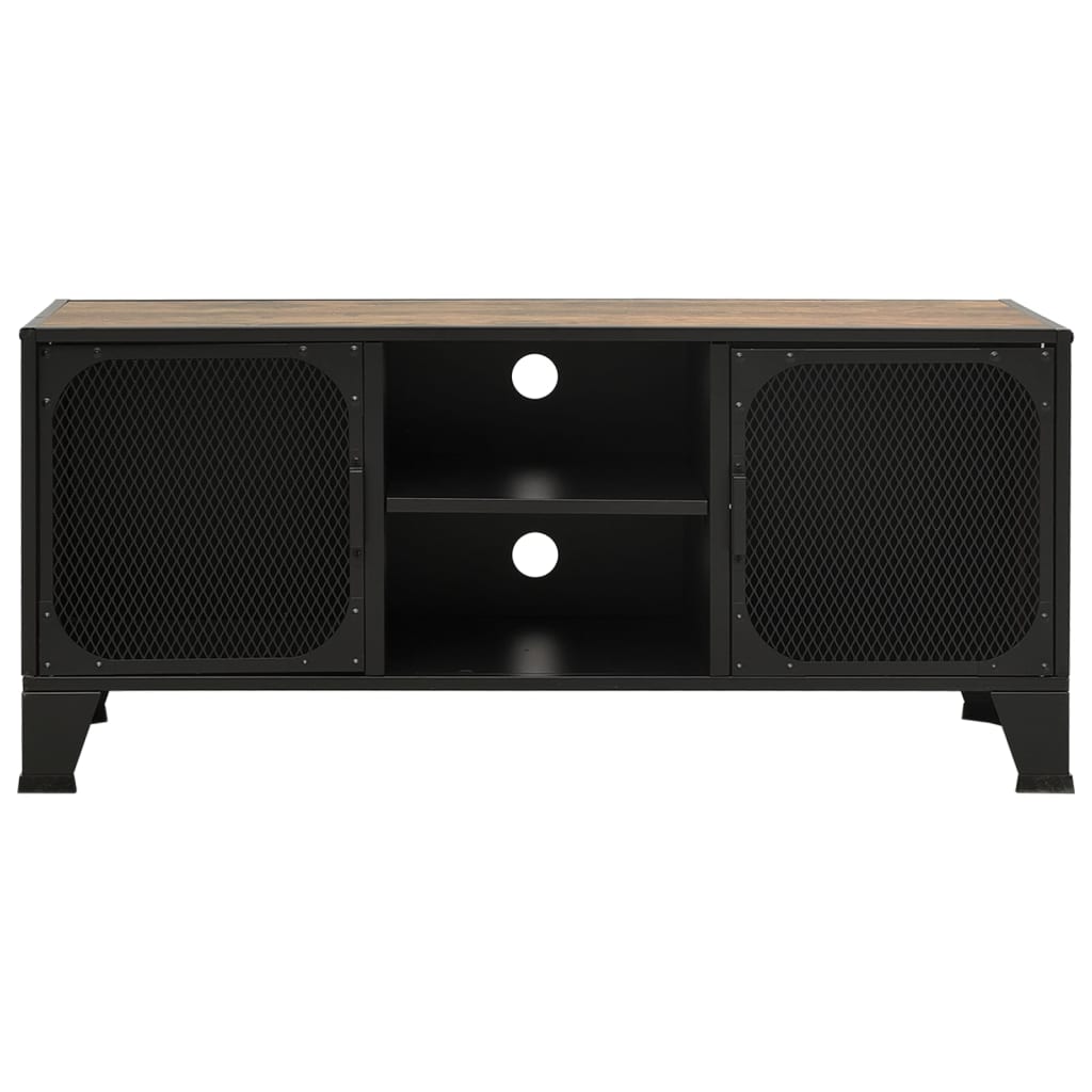 tv-skab 105x36x47 cm meal og MDF rustikbrun