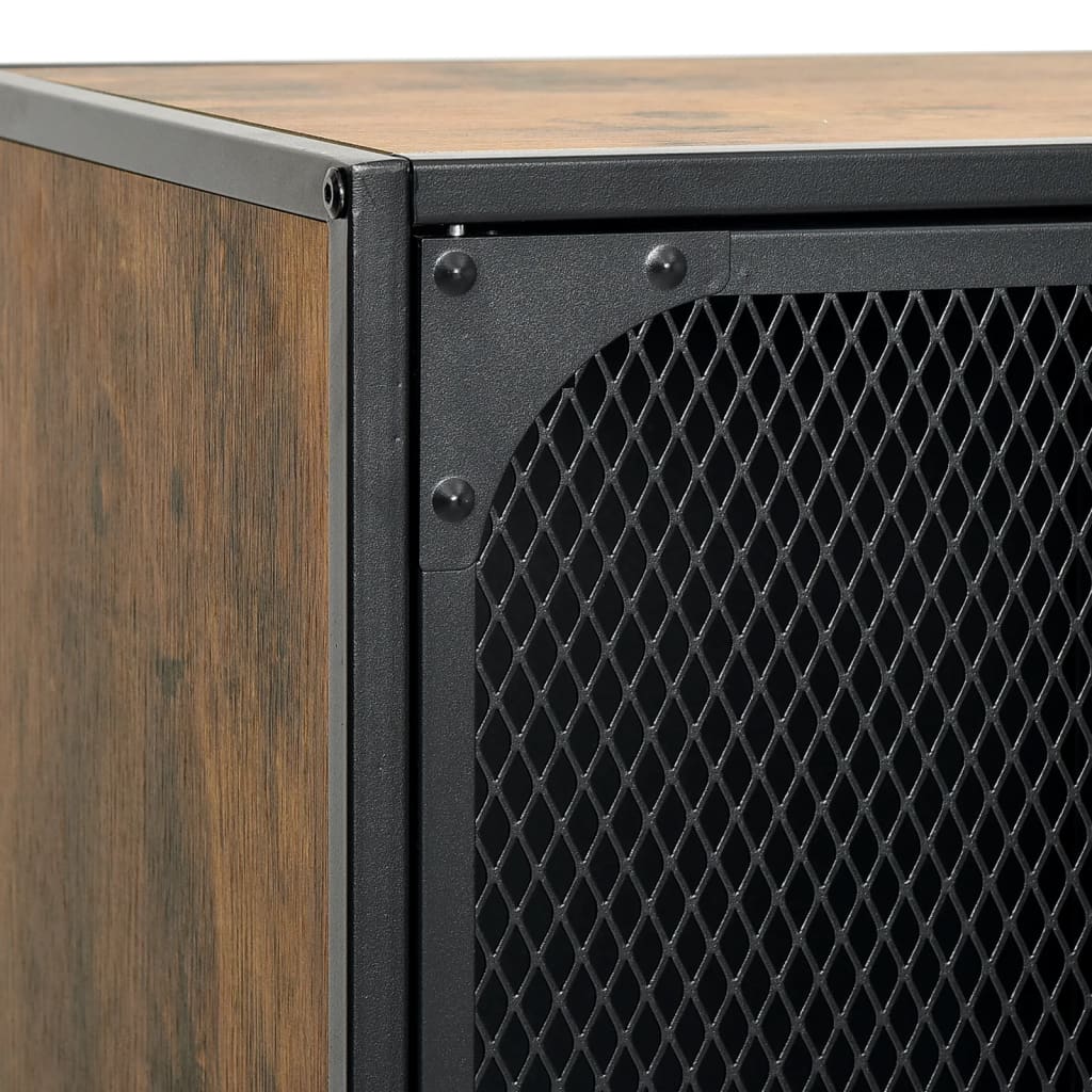 tv-skab 105x36x47 cm meal og MDF rustikbrun