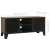 tv-skab 105x36x47 cm meal og MDF rustikbrun