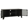 tv-skab 105x36x47 cm metal og MDF grå