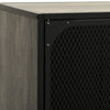 tv-skab 105x36x47 cm metal og MDF grå