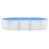 swimmingpool med stålvæg 610x360x120 oval hvid