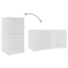 tv-skabe 2 stk. 72x35x36,5 cm konstrueret træ hvid