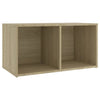 tv-skabe 2 stk. 72x35x36,5 cm konstrueret træ sonoma-eg