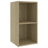 tv-skabe 2 stk. 72x35x36,5 cm konstrueret træ sonoma-eg