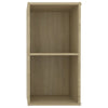 tv-skabe 2 stk. 72x35x36,5 cm konstrueret træ sonoma-eg