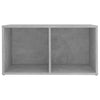 tv-skabe 2 stk. 72x35x36,5 cm konstrueret træ betongrå