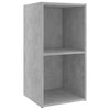tv-skabe 2 stk. 72x35x36,5 cm konstrueret træ betongrå