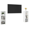 tv-skabe 2 stk. 107x35x37 cm konstrueret træ hvid