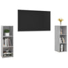 tv-skabe 2 stk. 107x35x37 cm konstrueret træ betongrå