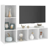 tv-skabe 2 stk. 107x35x37 cm konstrueret træ hvid