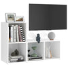 tv-skabe 2 stk. 72x35x36,5 cm konstrueret træ hvid