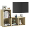 tv-skabe 2 stk. 72x35x36,5 cm konstrueret træ sonoma-eg