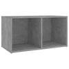 tv-skabe 4 stk. 72x35x36,5 cm konstrueret træ betongrå