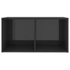 tv-skabe 4 stk. 72x35x36,5 cm konstrueret træ grå højglans