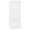tv-skabe 4 stk. 107x35x37 cm konstrueret træ hvid