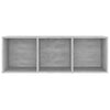 tv-skabe 4 stk. 107x35x37 cm konstrueret træ betongrå