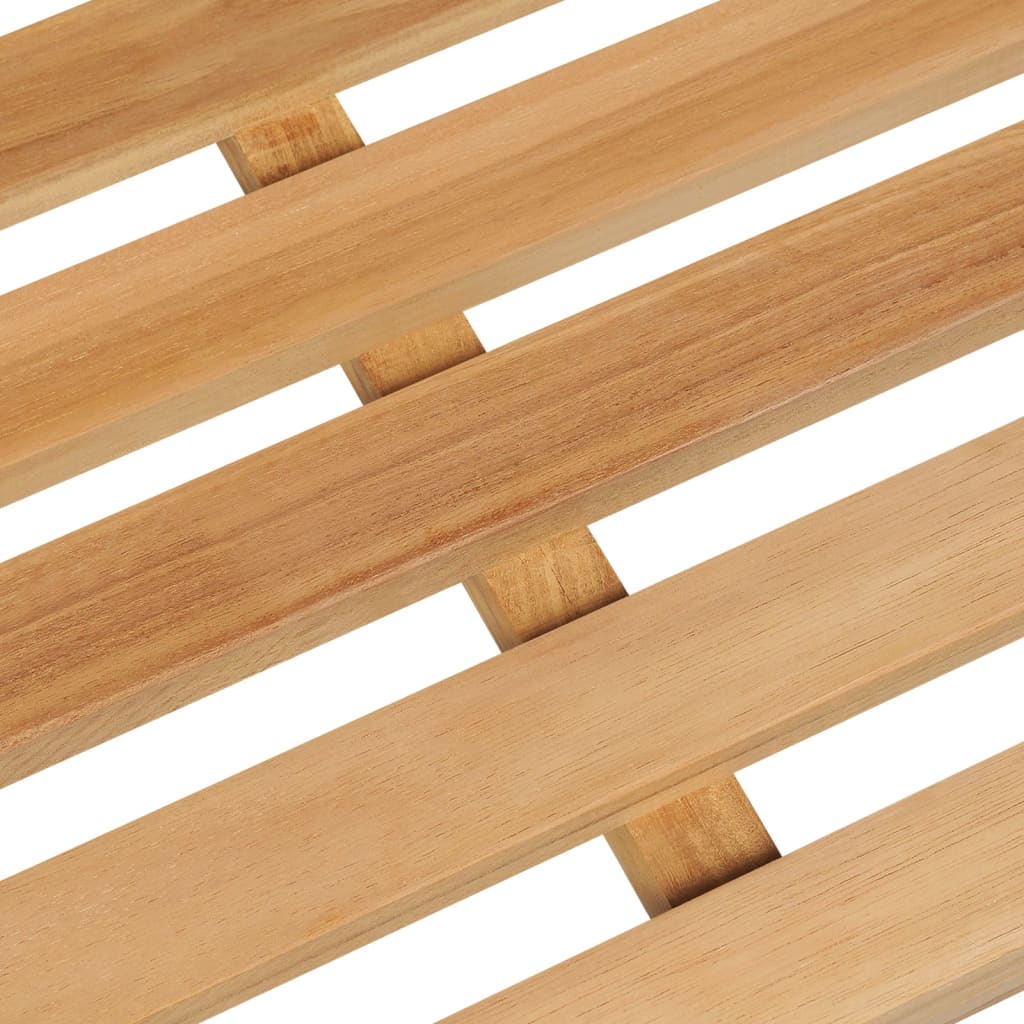 havebænk 114 cm massivt teaktræ