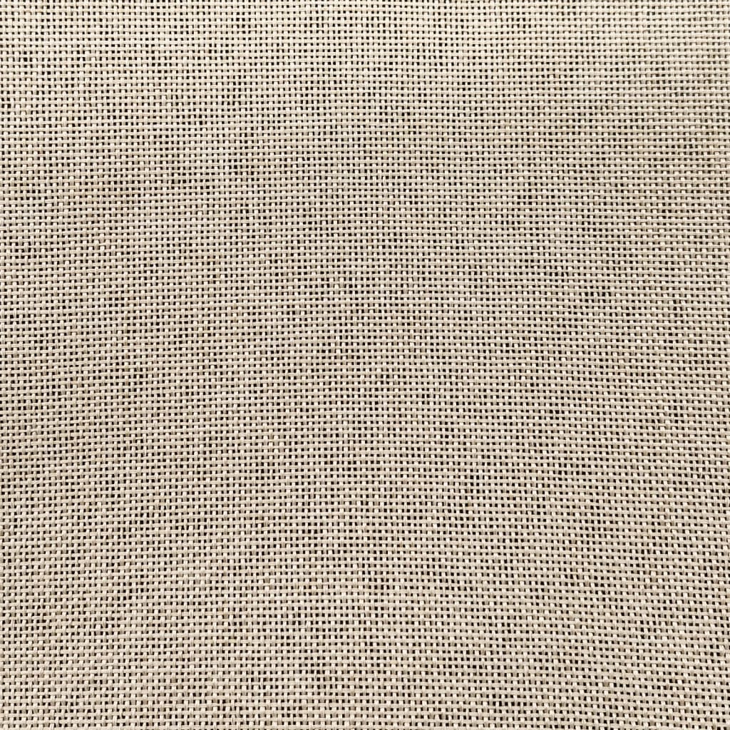 drejelig gulvstol stof cremefarvet