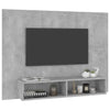 væghængt tv-skab 120x23,5x90 cm konstrueret træ grå