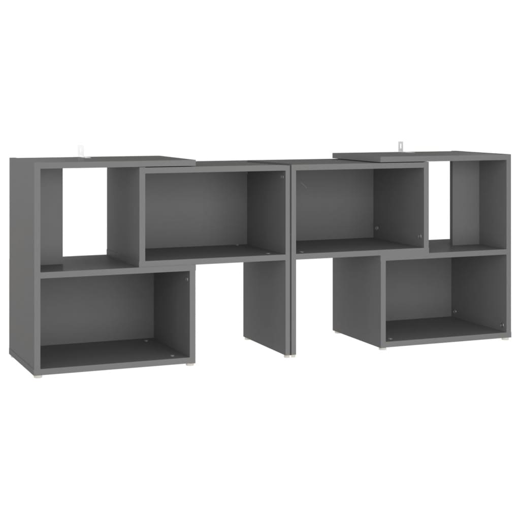 tv-skab 104x30x52 cm konstrueret træ grå