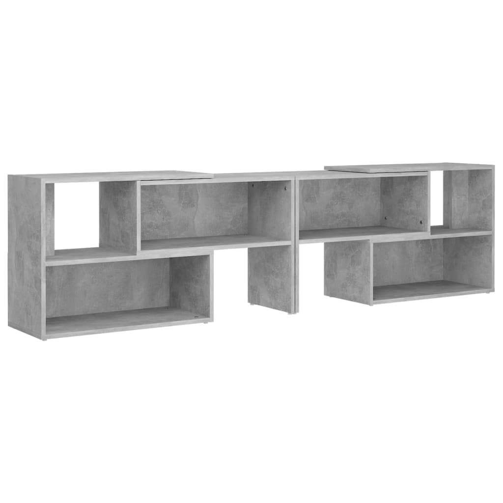 tv-skab 149x30x52 cm konstrueret træ betongrå