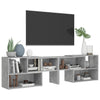 tv-skab 149x30x52 cm konstrueret træ betongrå