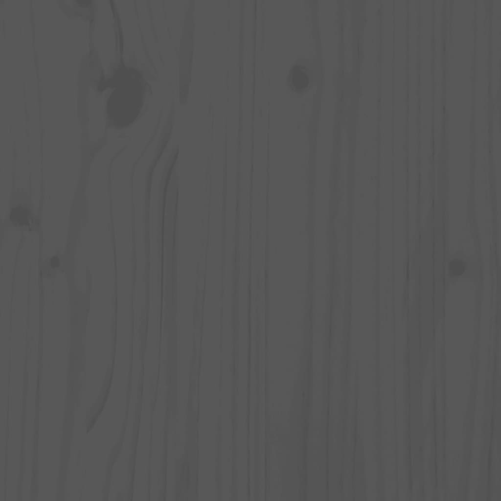 skab 60x36x65 cm massivt fyrretræ grå