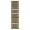 skoskabe 2 stk. 27,5x27x102 cm sonoma-eg