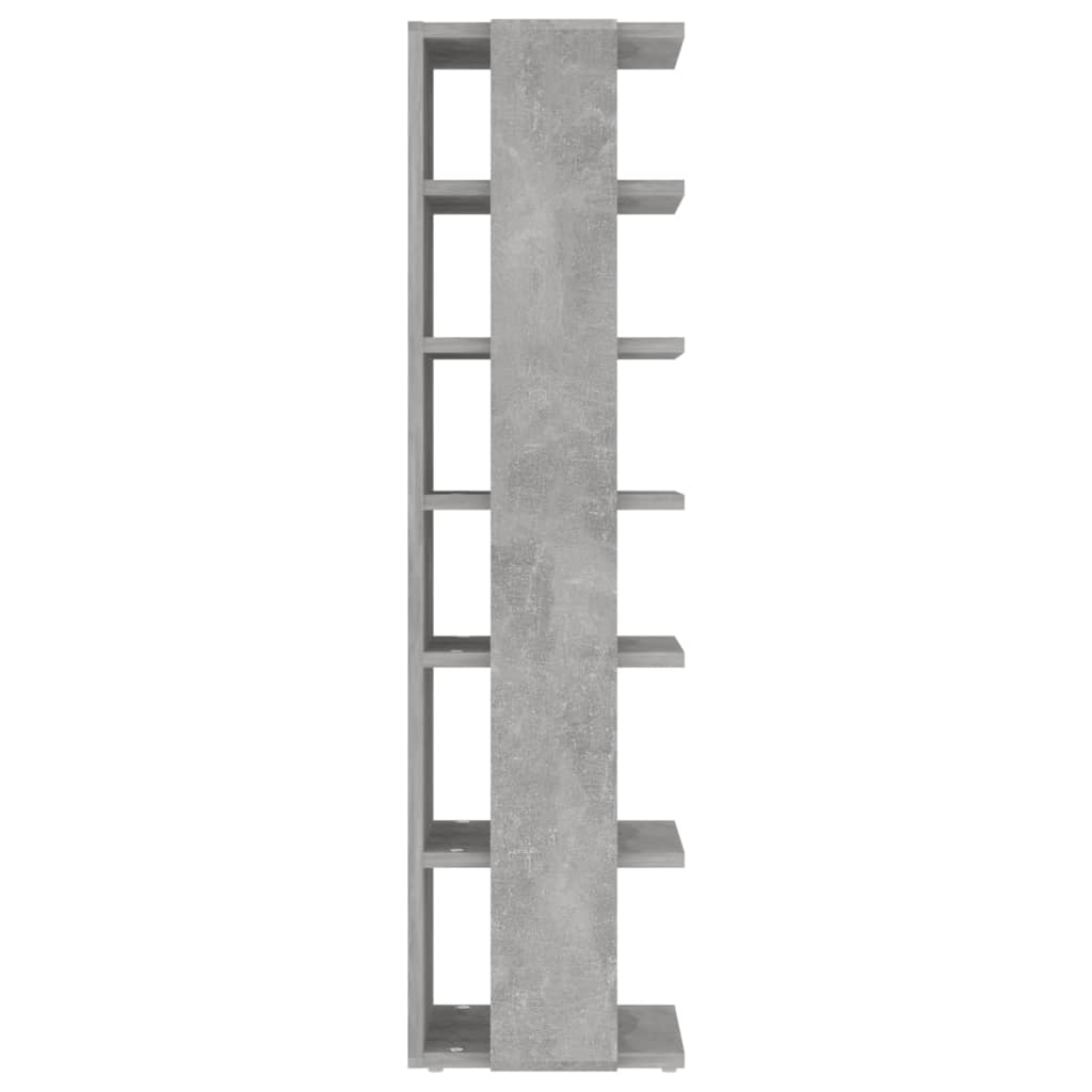 skoskabe 2 stk. 27,5x27x102 cm betongrå