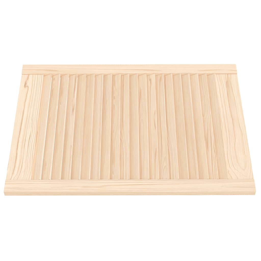 skabslåge 69x49,4 cm lameldesign massivt fyrretræ