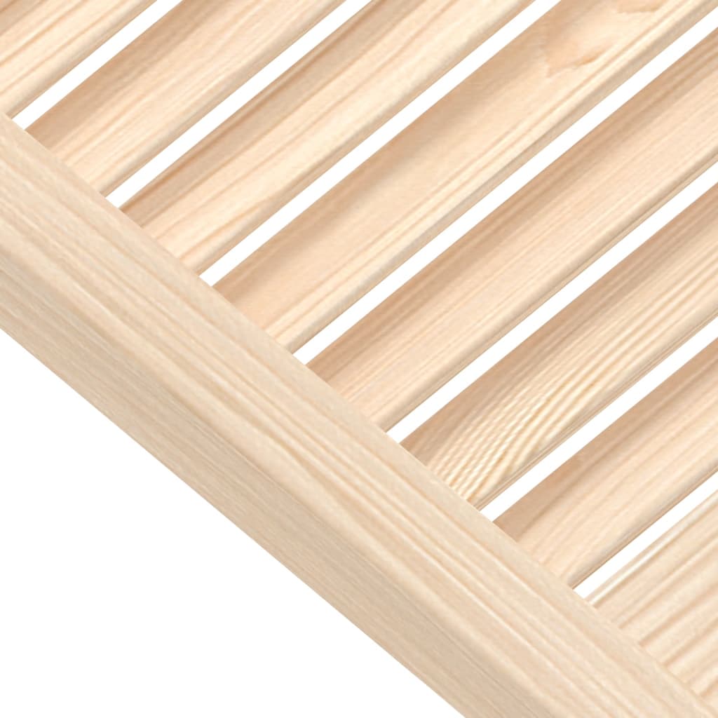 skabslåger 4 stk. 99,3x49,4 cm lameldesign massivt fyrretræ