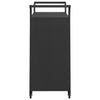 barvogn med skuffe 100x45x97 cm polyrattan sort