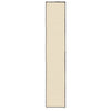 skoskab 60x30x166 stof cremefarvet
