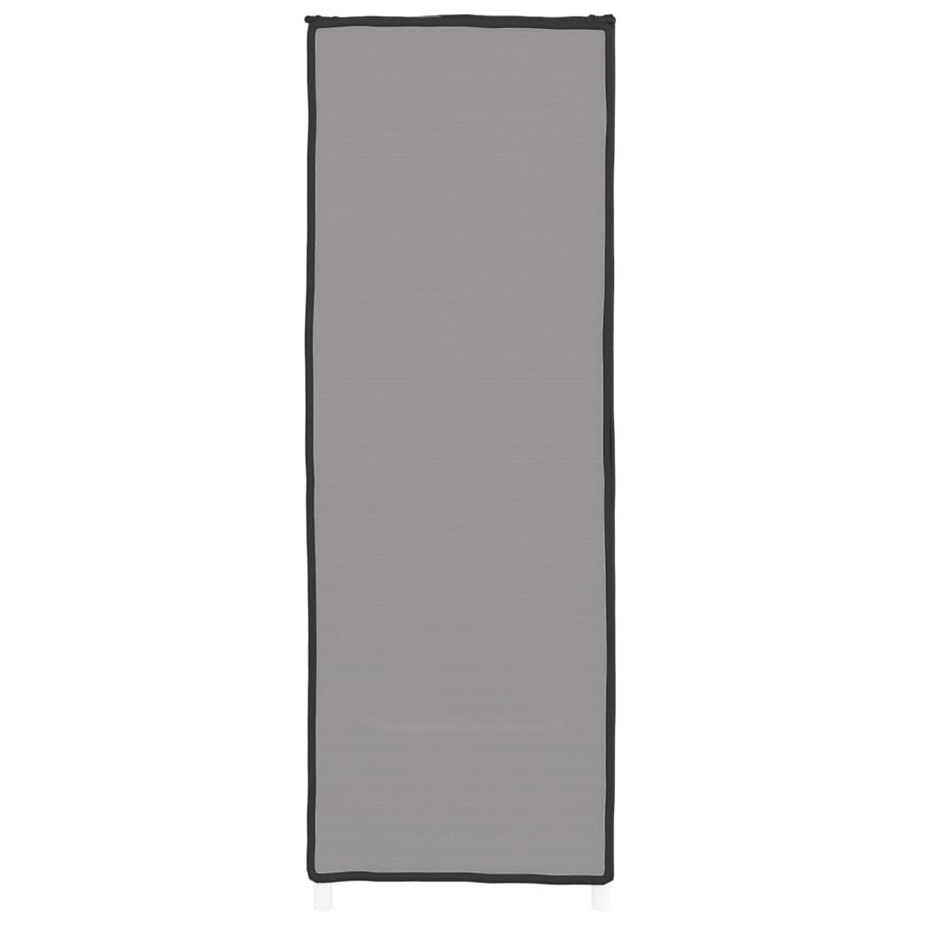 skoskab 60x28x90 stof grå