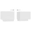 tv-skab med LED-lys 180x35x40 cm hvid
