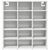 Skoskab med hylde Hvid 77,5 x 30 x 83,5 cm Konstrueret træ