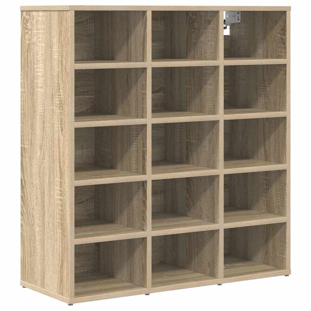 Skoskab med hylde Sonoma-eg 77,5 x 30 x 83,5 cm Konstrueret træ