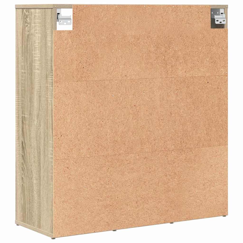 Skoskab med hylde Sonoma-eg 77,5 x 30 x 83,5 cm Konstrueret træ