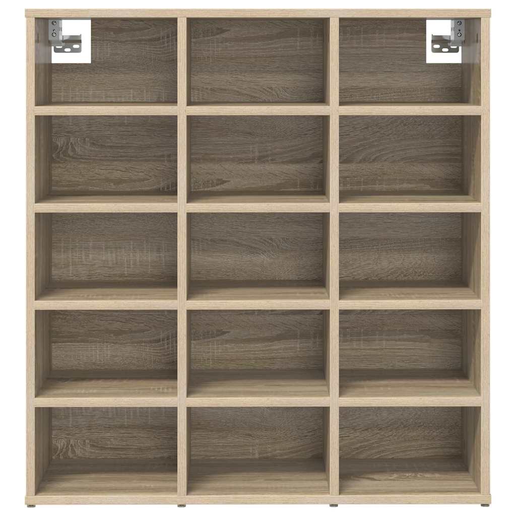 Skoskab med hylde Sonoma-eg 77,5 x 30 x 83,5 cm Konstrueret træ