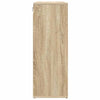 Skoskab med hylde Sonoma-eg 77,5 x 30 x 83,5 cm Konstrueret træ