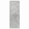 Skoskab med hylde Betongrå 77,5 x 30 x 83,5 cm Konstrueret træ
