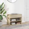 skobænk 60x30x45 cm konstrueret træ sonoma-eg