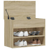 skobænk 60x30x45 cm konstrueret træ sonoma-eg